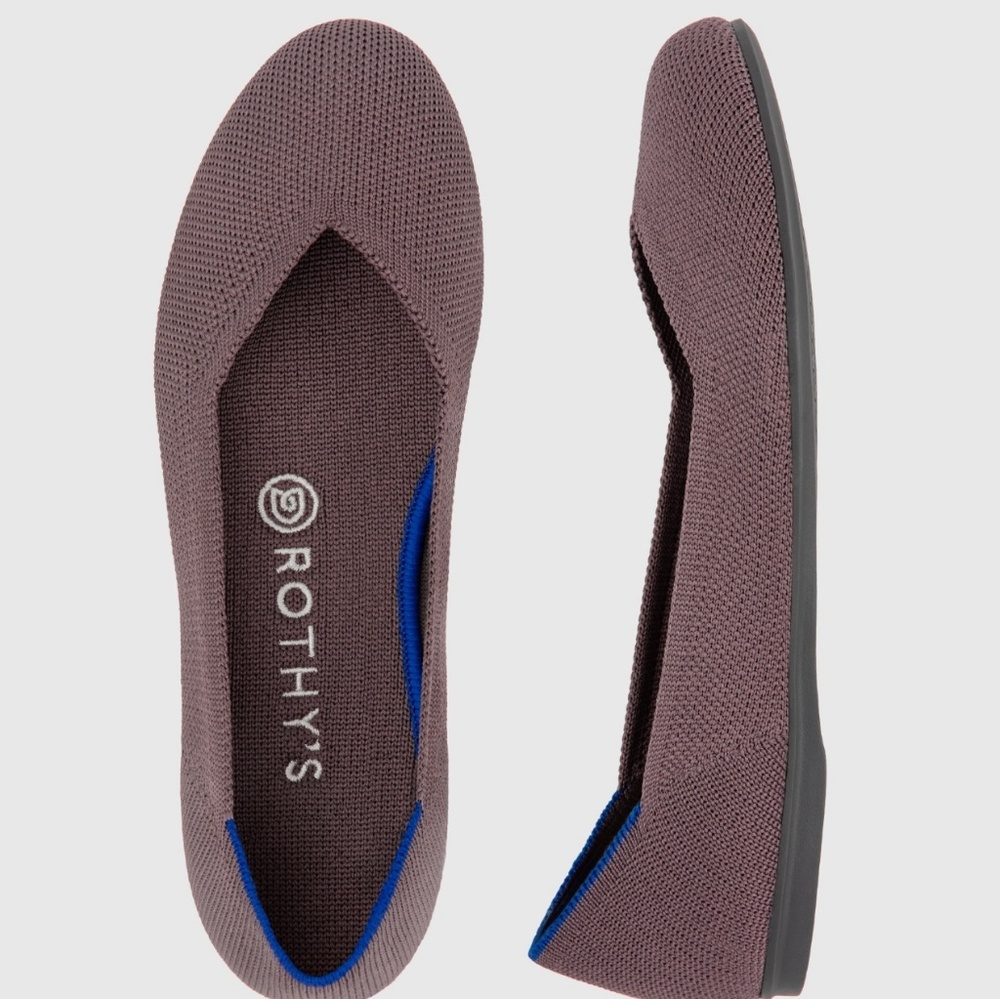 Rothy's: women's mink flats, size 7.5